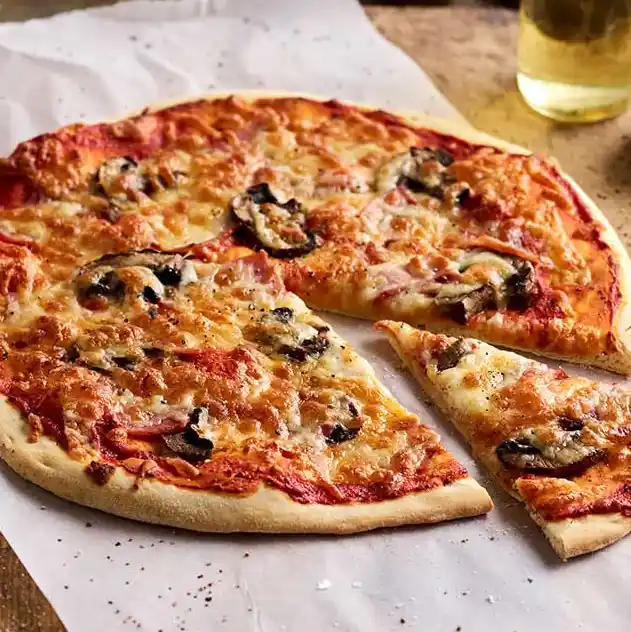 Hawaiian – Ham & Mushroom Pizza