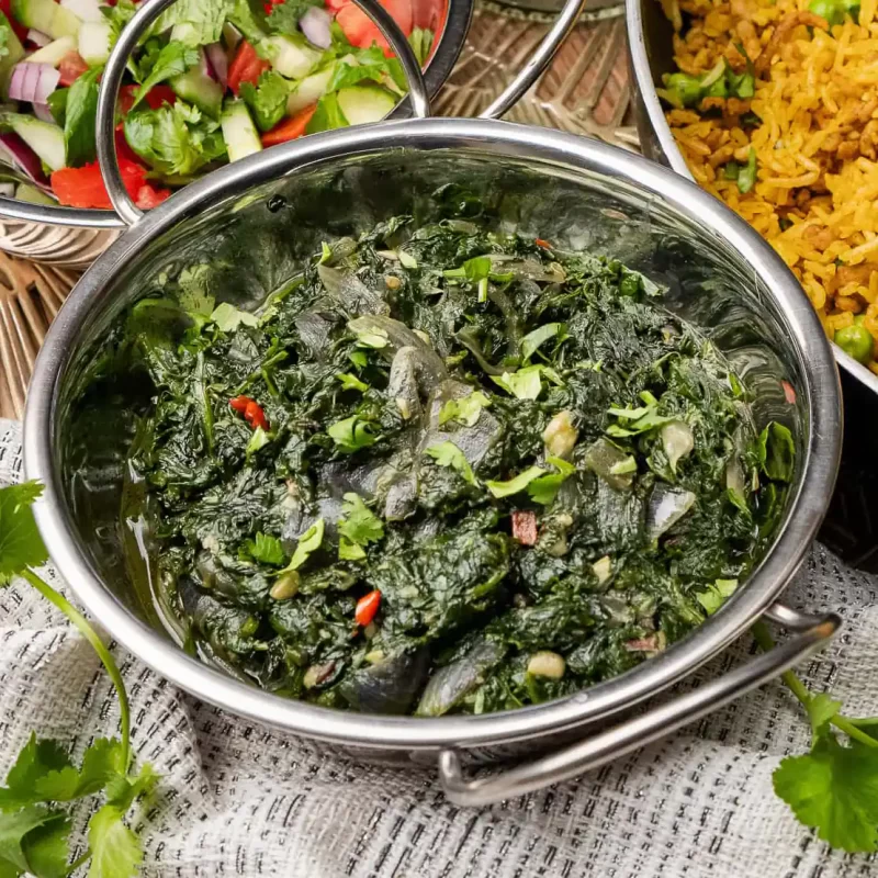 Sag Bhaji – Lightly Spiced Spinach Side